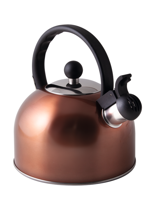 Flötenkessel Edelstahl Kupfer 2 l