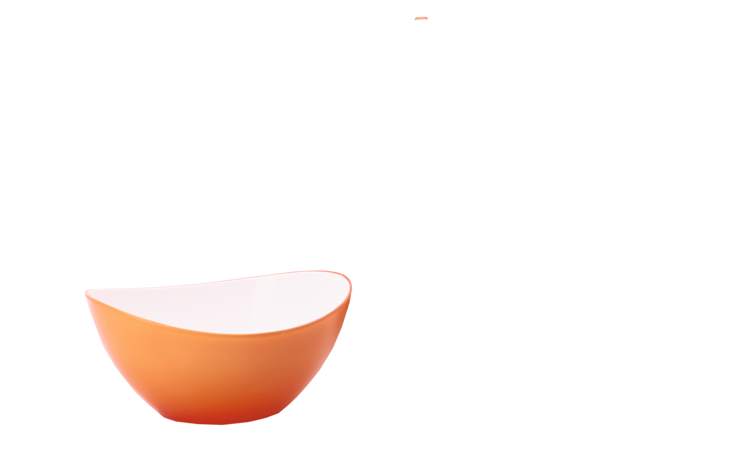 Salatschale klein 2-farbig, orange (R)