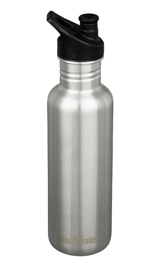 Trinkflasche silber 0,8 l (A)