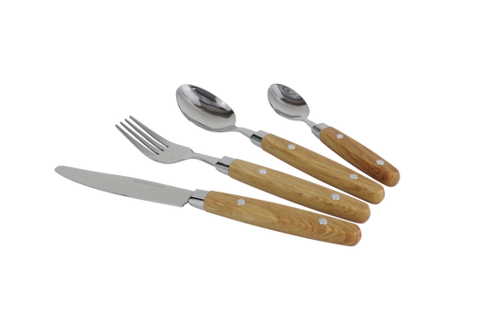 Besteckset NATURE LINE WOOD (R)