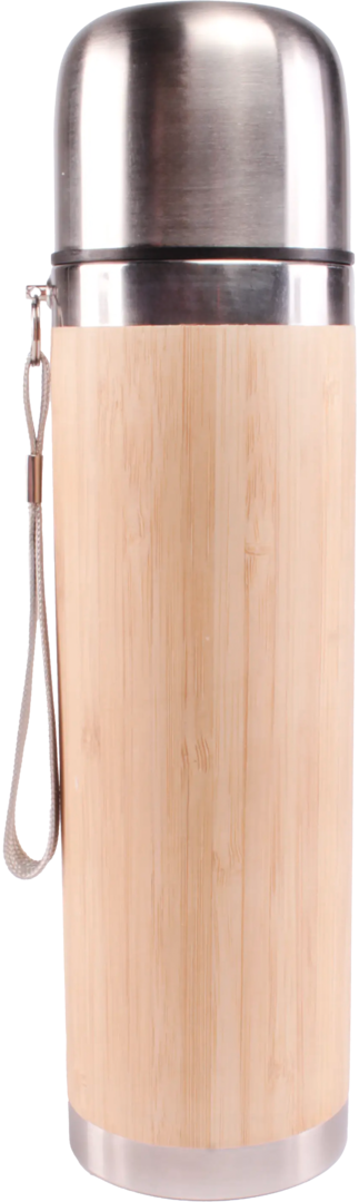 Thermosflasche ViaMondo Bambus 0,5 l