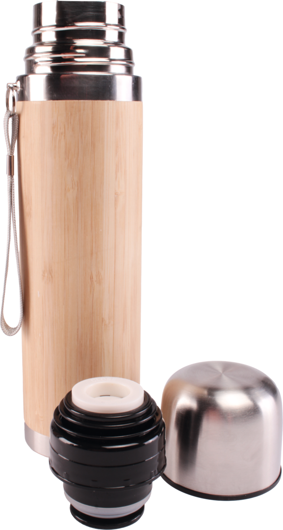 Thermosflasche ViaMondo Bambus 0,5 l