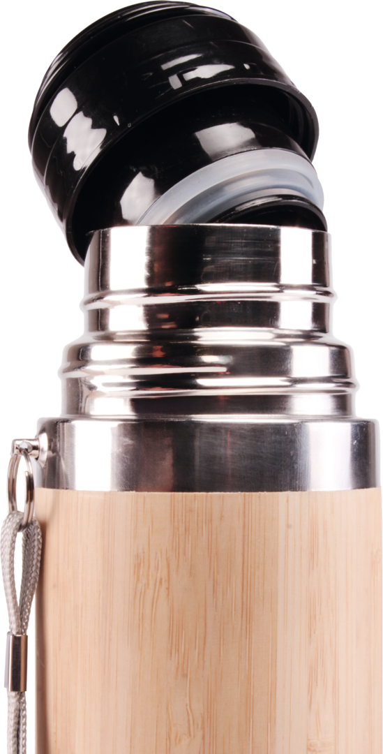 Thermosflasche ViaMondo Bambus 0,5 l