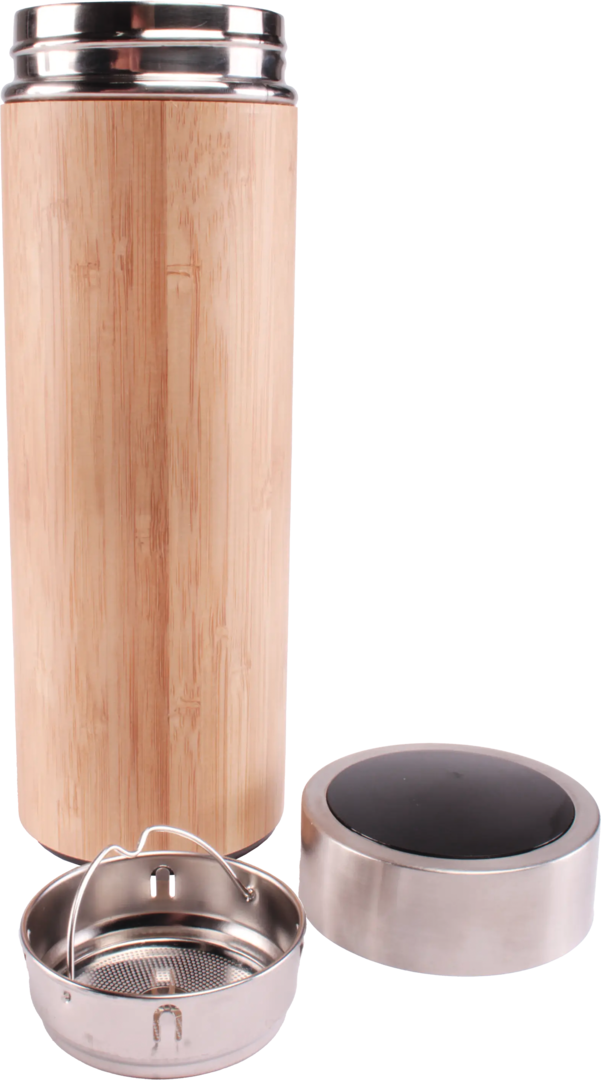 Thermosflasche ViaMondo Bambus 0,33 l