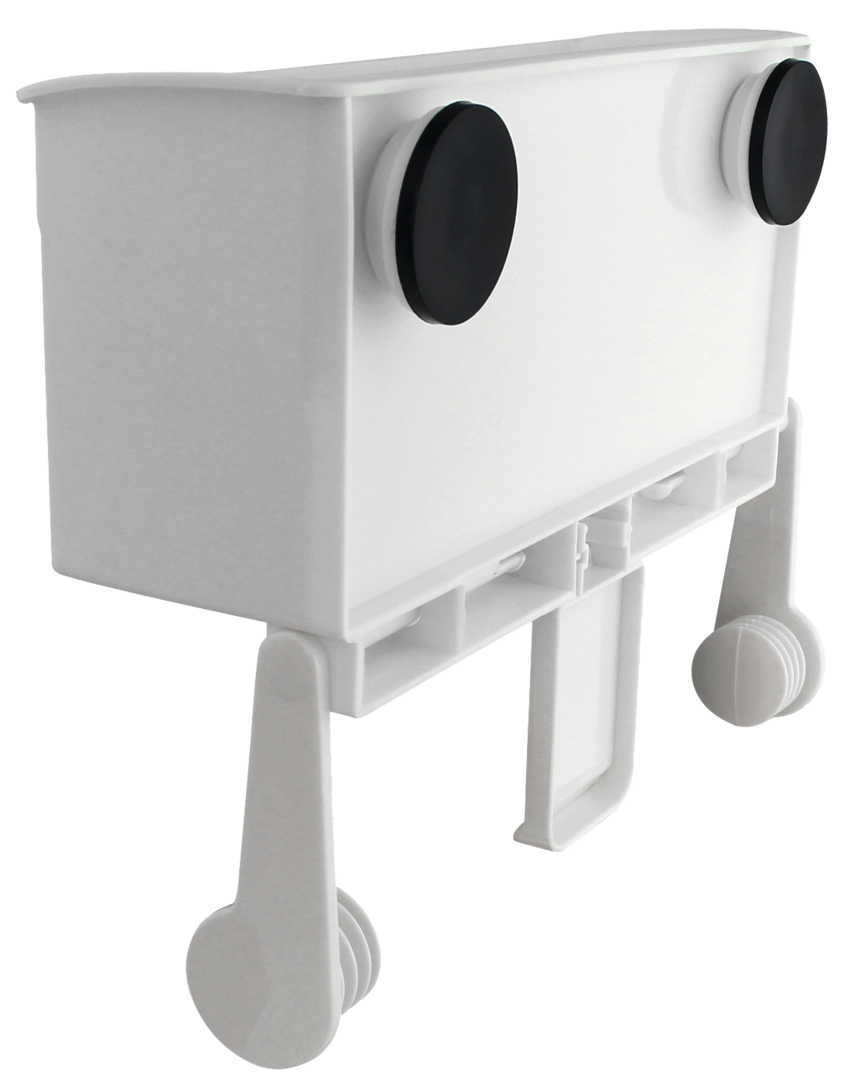 Box mit Papierrollenhalter weiß (R)