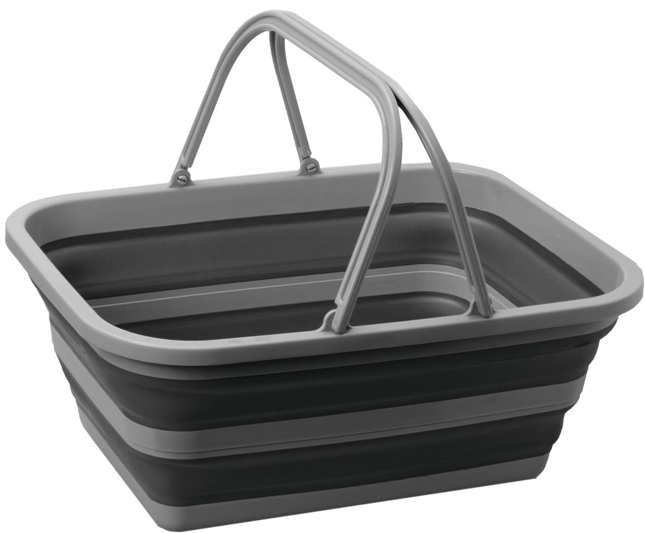 Waschschüssel Holdall grau-schwarz