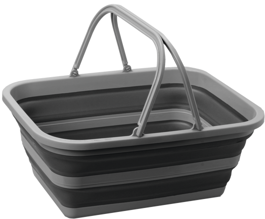 Waschschüssel Holdall grau-schwarz