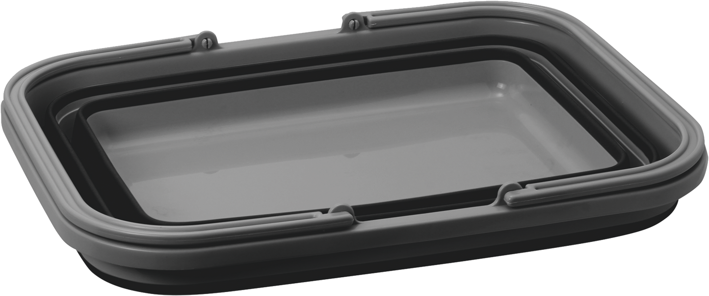 Waschschüssel Holdall grau-schwarz