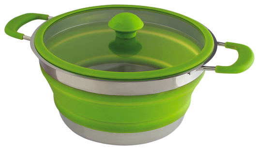 Topf / Pfanne mit Deckel 3,5 l grün (R)