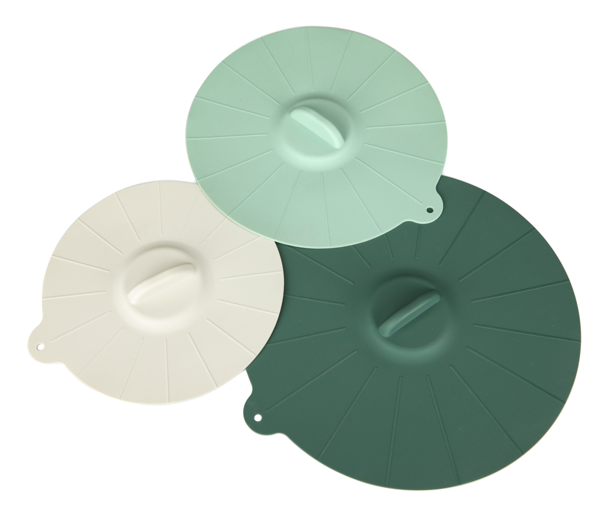 Universal-Silikon-Deckel 3-tlg
