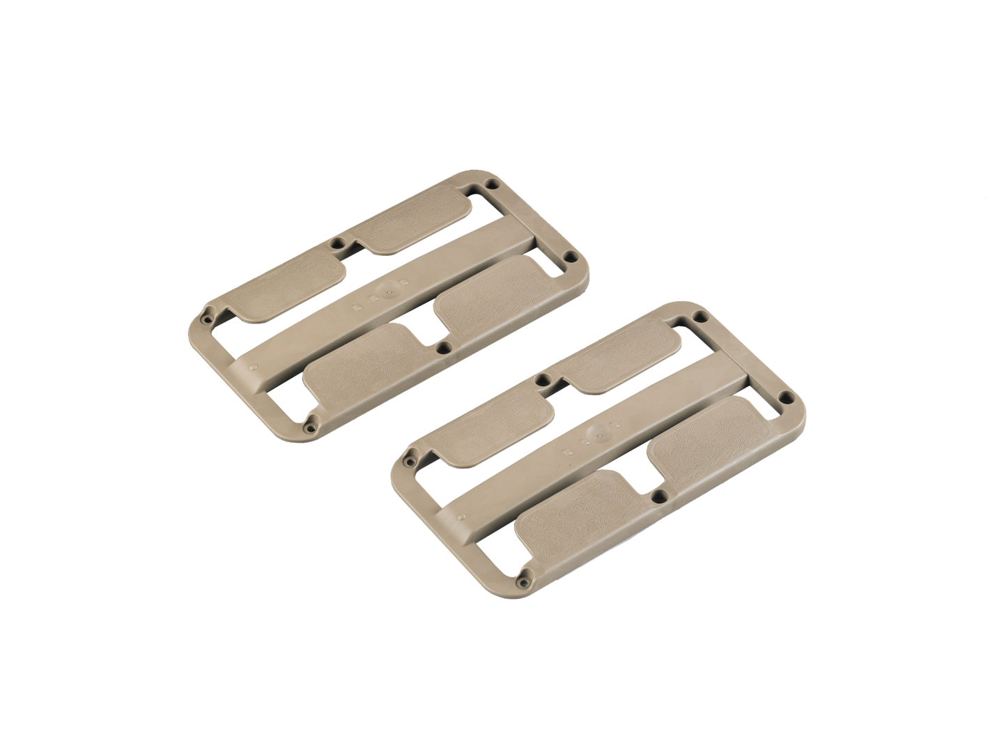 Stielglashalter 2-er Set beigegrau