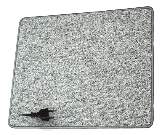 Heizteppich 230 V 60x100 cm silber