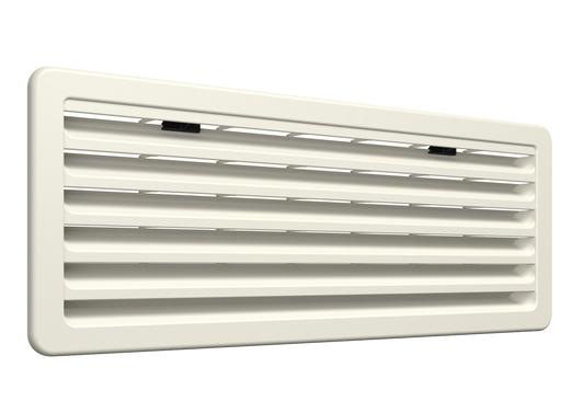Lüftungsgitter kpl Vent 186x483 reinweiß