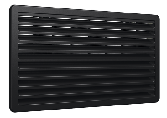 Lüftungsgitter kpl. Vent 281x533 schwarz