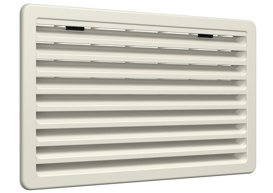 Lüftungsabdeckung 257 x 432 mm weiß
