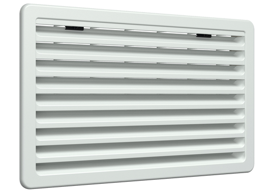 Lüftungsabdeckung 257 x 432 mm hellgrau