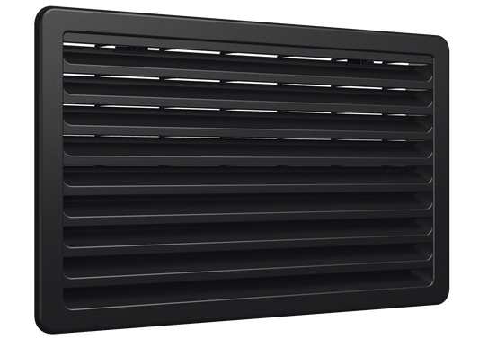Lüftungsabdeckung 257 x 432 mm schwarz