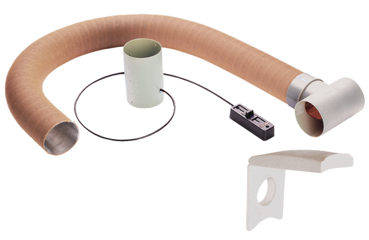 Vorzelt-Warmluft-Set weiß