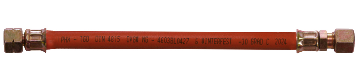 Gasschlauch 40 cm (1-4 Zoll - 8)