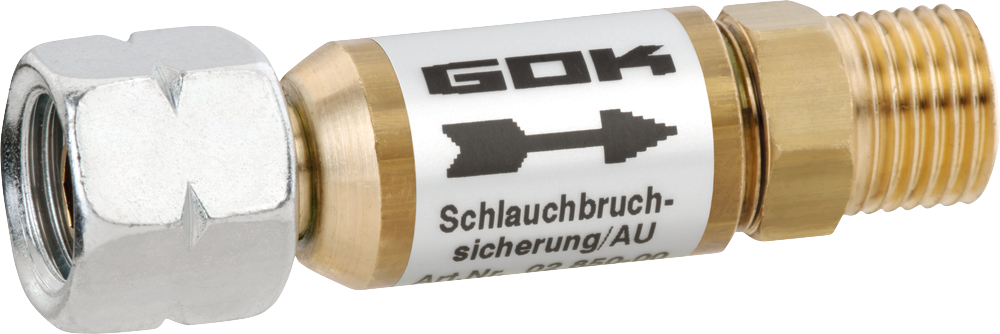Schlauchbruchsicherung automatisch