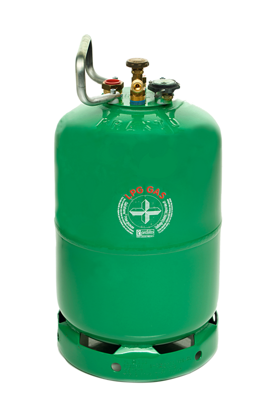 Brenngas-Tankflasche (D)