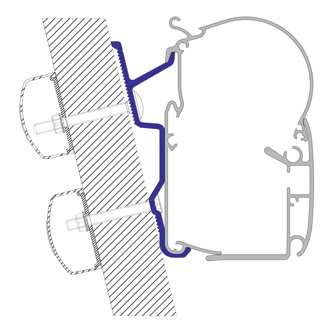 Adapter PW Ducato H3 ab 2006   (R)