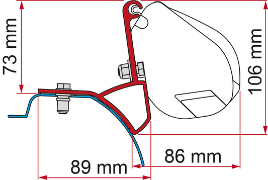 Adapter F35 Kit Renault Trafic