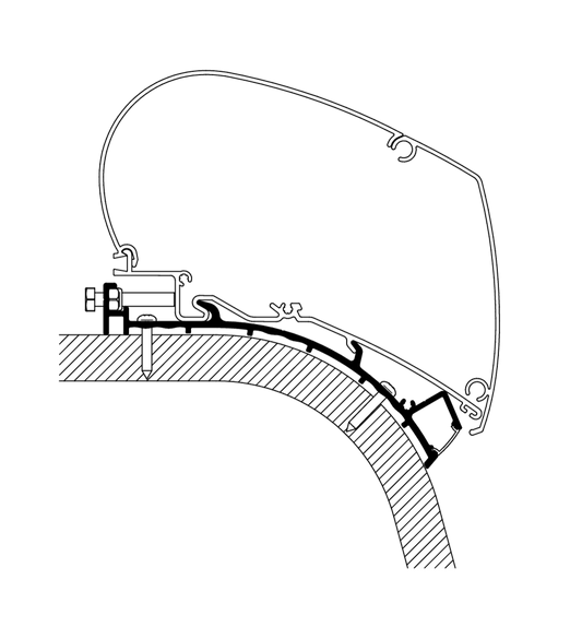 Adapter Eriba Touring 820 (B)