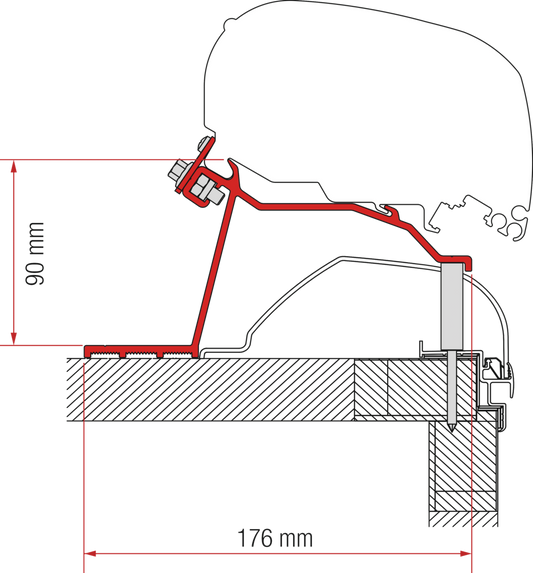Adapter-Kit F80-F65 Hobby Caravan ab 14