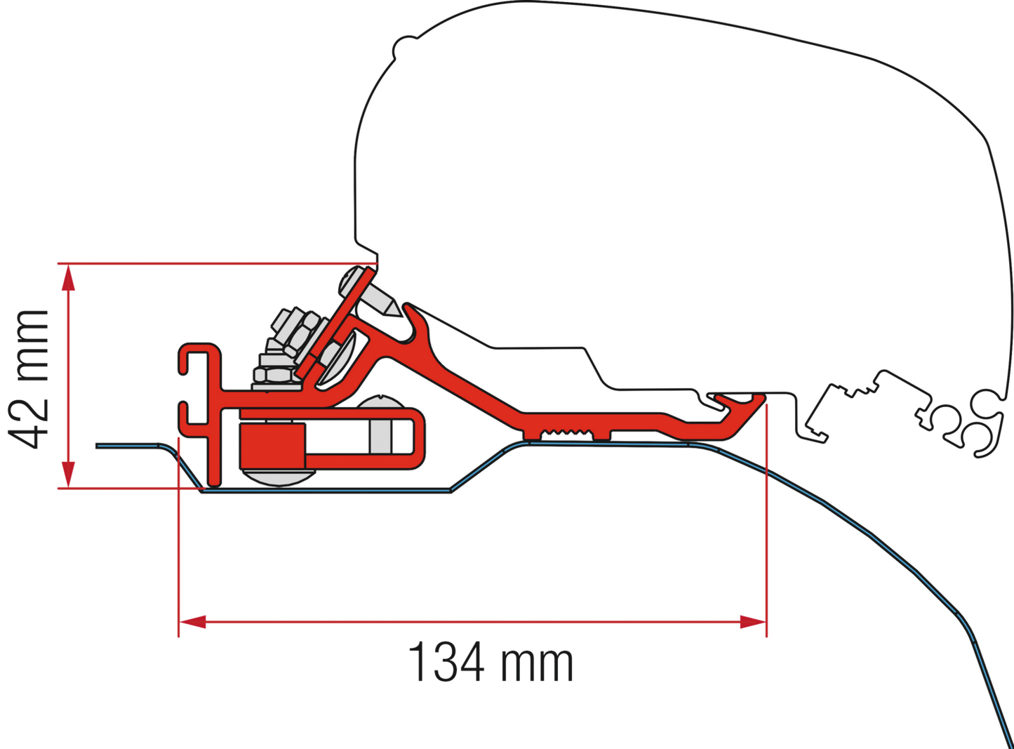 Kit F80-F65 FD ab 07 schwarz (A)