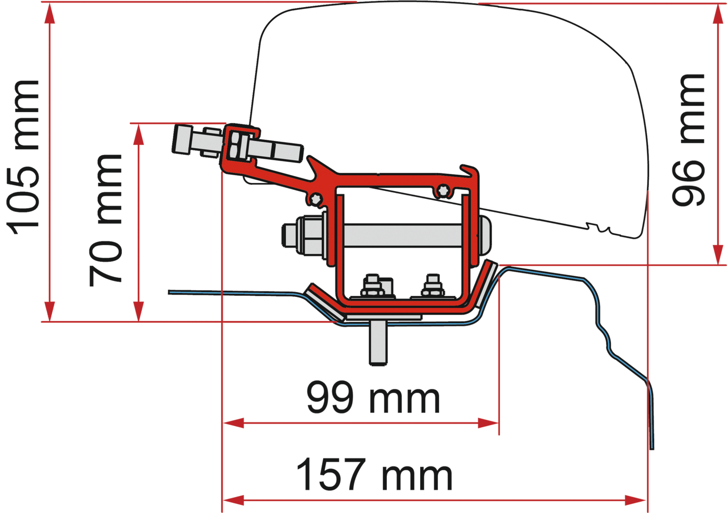 Adapter F40 Kit Renault Trafic L2 ab 14