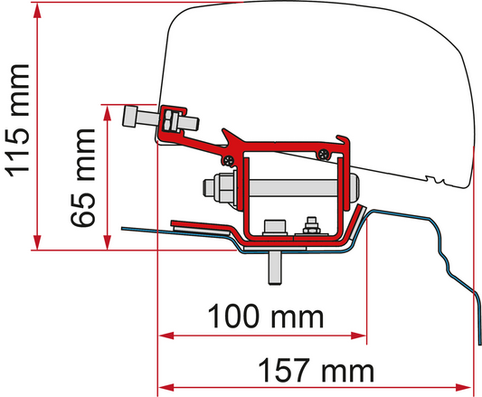 Adapter F40 Kit Renault Trafic L1 ab 14