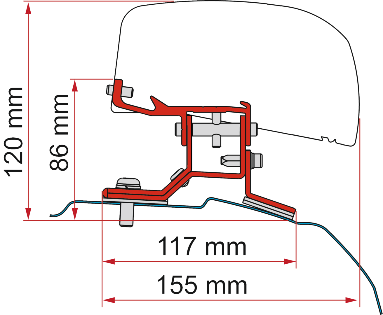 Adapter F40 Kit Ford Custom L1