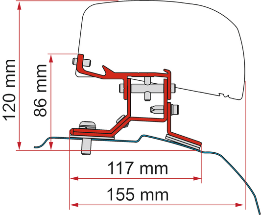 Adapter F40 Kit Ford Custom L1