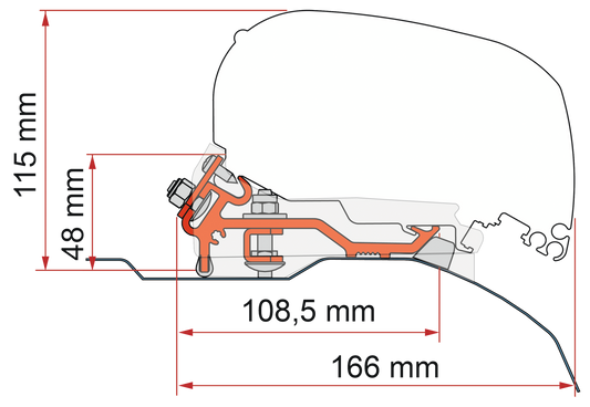 Kit Ducato Low Profile H2 - L4 silber