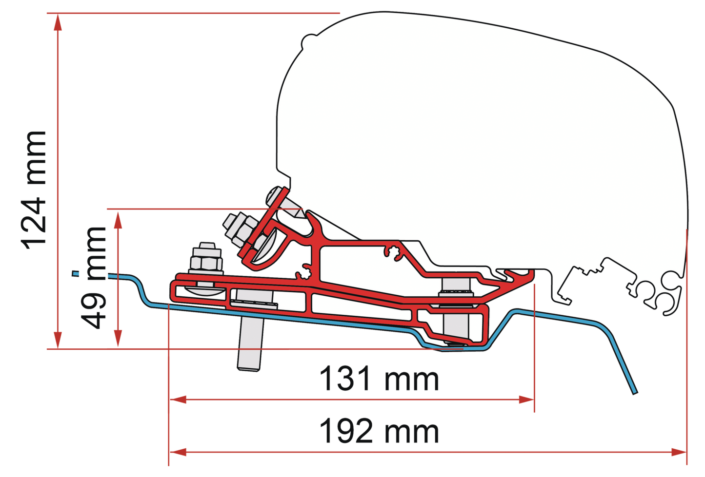 Adapter Ford Transit L3 H3 (S)