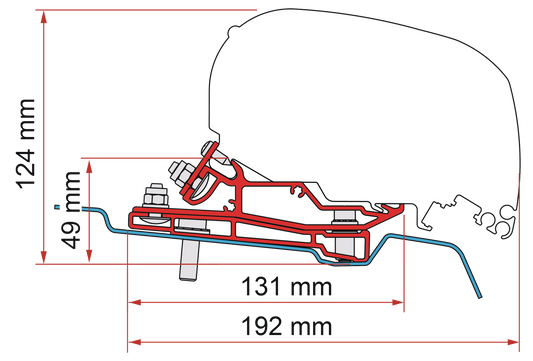 Adapter Ford Transit L3 H3 (S)