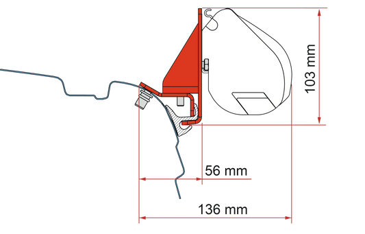 Adapter F35 Kit Combi Rail Bracket