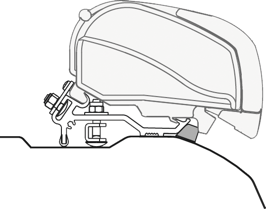 Kit RAIN GUARD Slim F80S Ducato (B)
