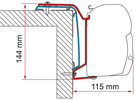 Adapter Rapido Serie 6 ab 24 - 500cm (S)