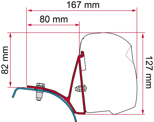 Adapter F43 Kit Renault Trafic bis 14(B)