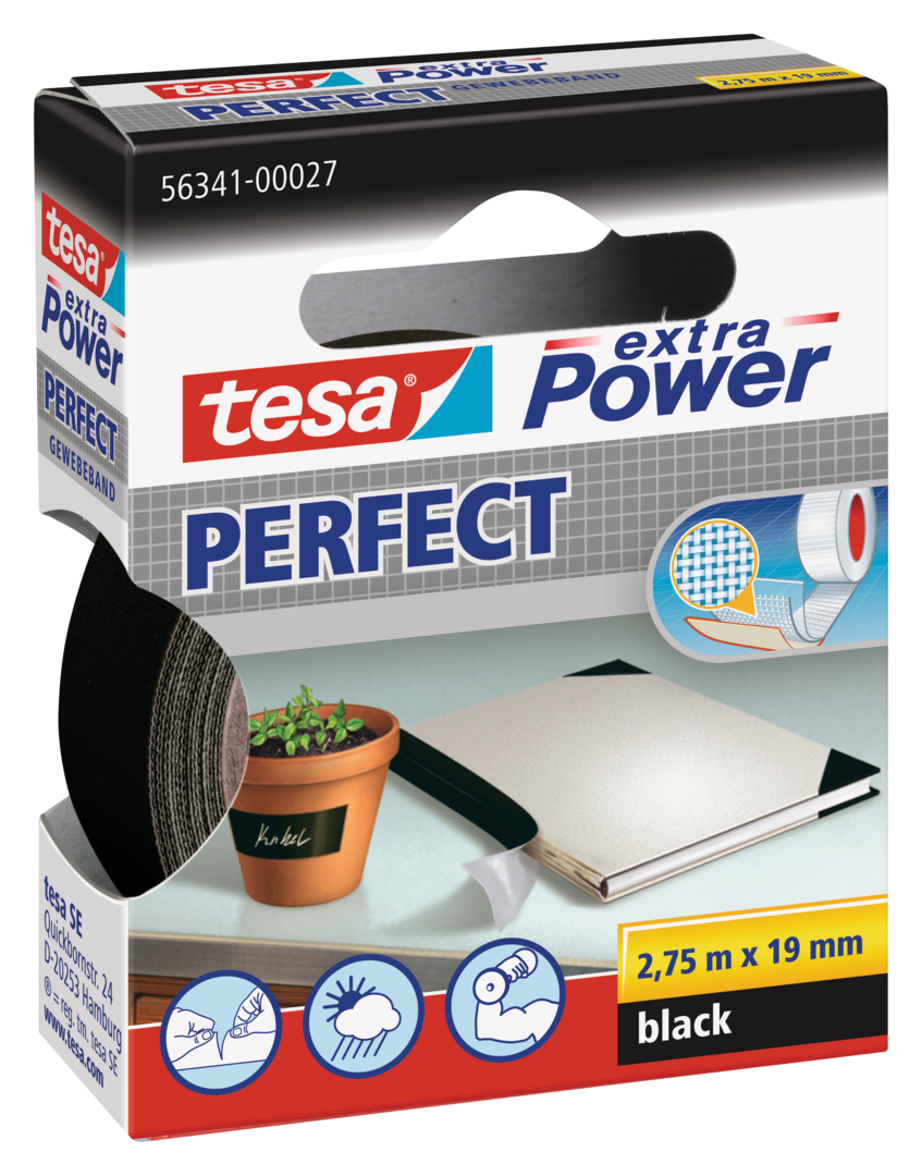 tesa® EP Perfect schwarz 275-19 (R)