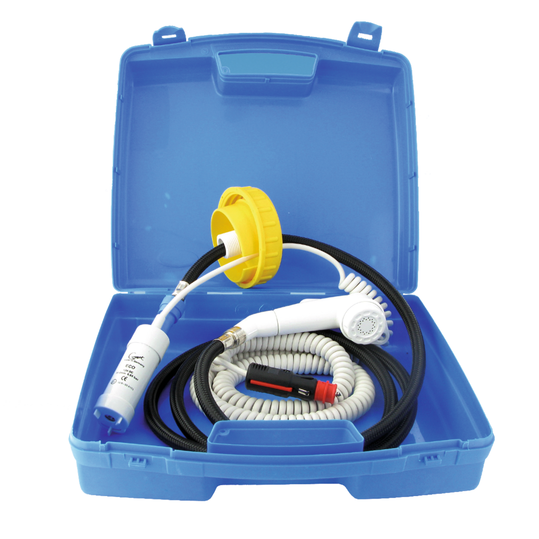 Mobildusche im Koffer