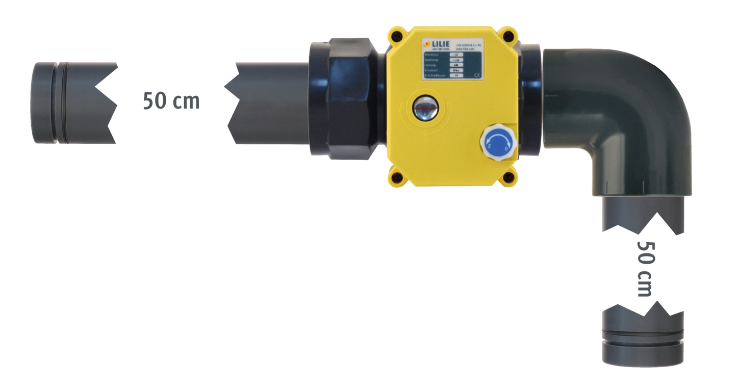 Elektr- Kugelhahn 1 Zoll Steckgewinde
