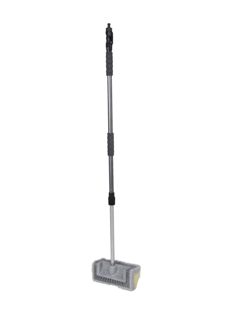 Waschbürste mit Alu-Teleskopstiel