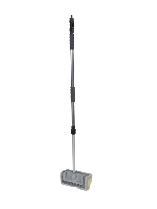 Waschbürste mit Alu-Teleskopstiel