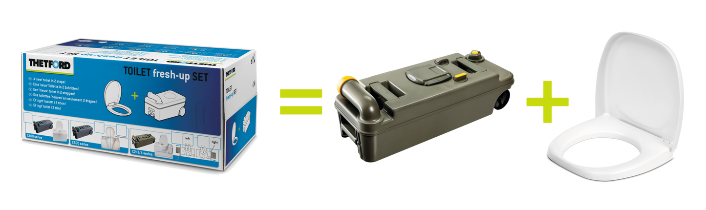 Toilet FreshUp-Set C2-3-4 LH