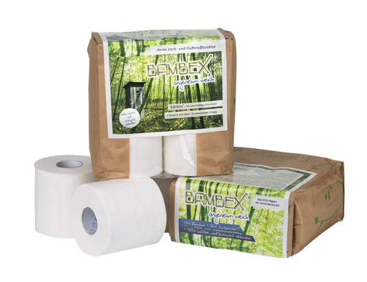 ECO-Toilettenpapier BAMBEX 4er-Pack