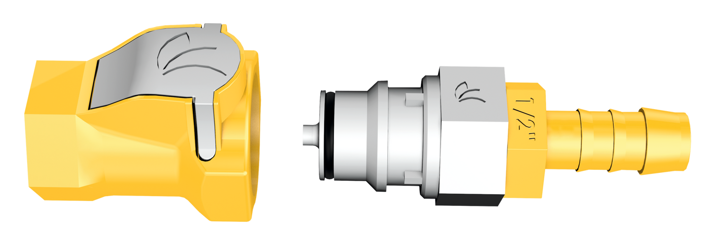 Push-and-Connect Ventiladapter