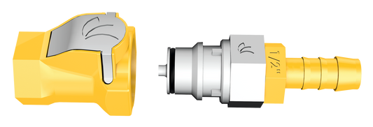 Push-and-Connect Ventiladapter